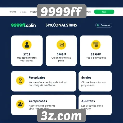 Avaliação das principais funcionalidades do site 9999ff
